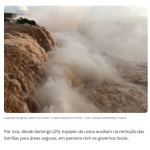 通常の１６倍の水量が流れ落ちるイグアスの滝（１０月３０日付Ｇ１サイトの記事の一部）