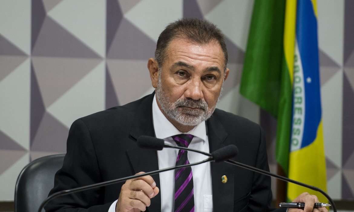 上議時代のテルマーリオ容疑者（©Marcelo Camargo/Agencia Brasil）