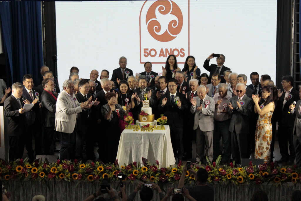 ケーキカットの様子