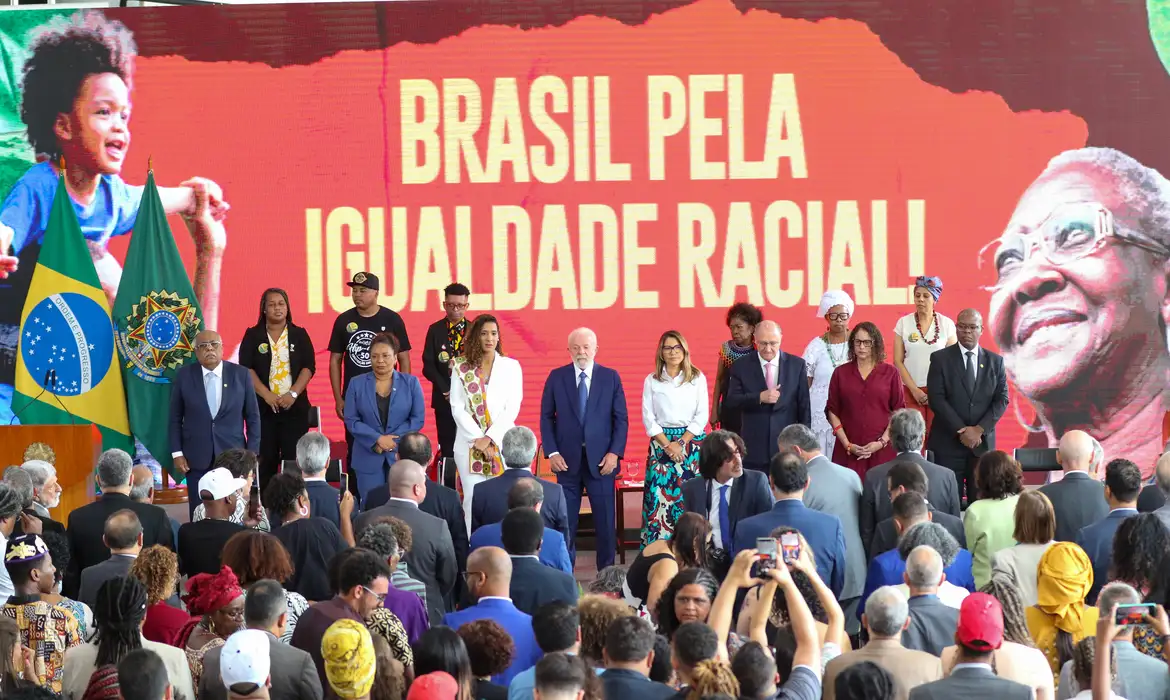人種平等に向けた第２次政策発表式典（©Fabio Rodrigues-Pozzebom/Agencia Brasil）