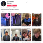 ミレイ氏のＴｉｋＴｏｋアカウント（https://www.tiktok.com/@javiermileii）