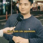 流暢なペルナンブコ訛りのポルトガル語でインタビューに答えるウチハラさんの動画の一部（Foto: instagram @samurailifejp）