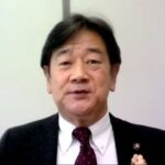 講演を行う田中市長