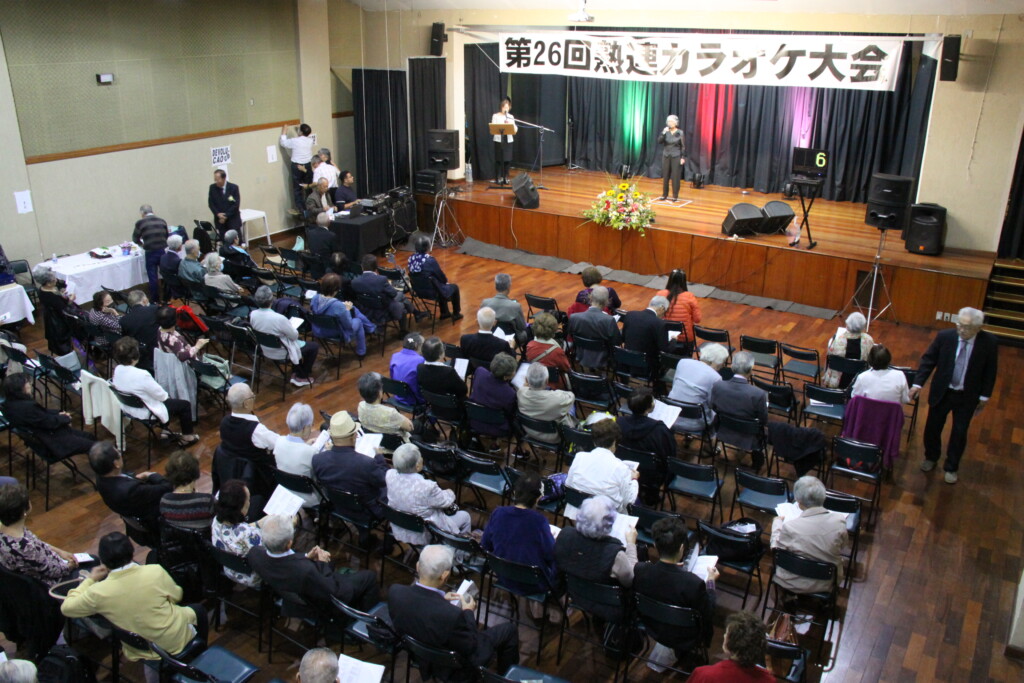 カラオケ大会の様子