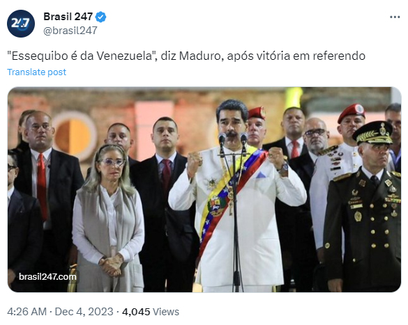 ３日のマドゥーロ大統領（✕）