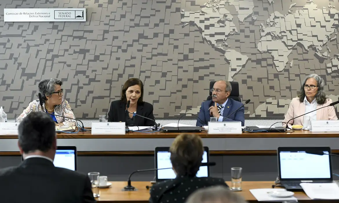 上院外交委員会での口頭試問の様子（©Jefferson Rudy/Agencia Brasil）