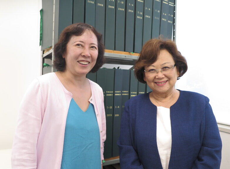 上田薫氏と山下氏