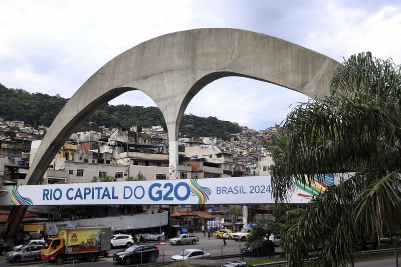 １１月の首脳サミットに向けて準備が進むリオ市（Divulgação/Prefeitura Rio de Janeiro）