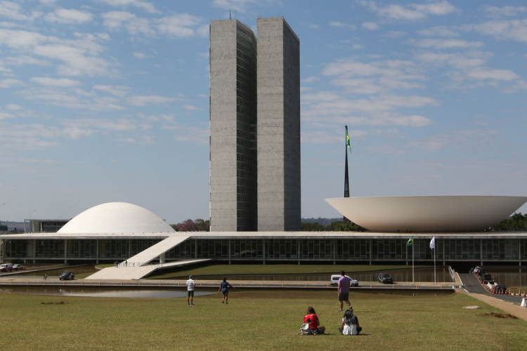 ブラジリアの国会議事堂（Fabio Rodrigues Pozzebom/Agência Brasil）