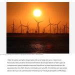 リオ・グランデ・ド・ノルテ州サンミゲル・ド・ゴストーゾの風力発電所（２８日付エスタード紙サイトの記事の一部)
