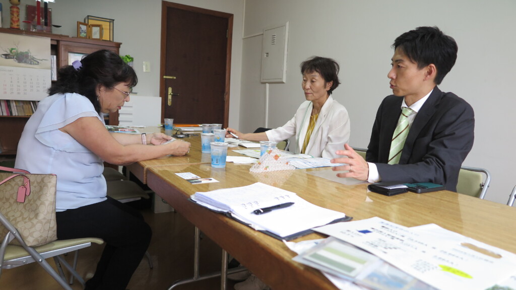 中川さん、森議長、藤井市長