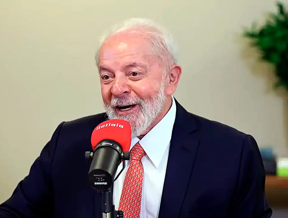 インタビューに応えるルーラ大統領（Foto: Youtube/Ricardo Stuckert/PR）