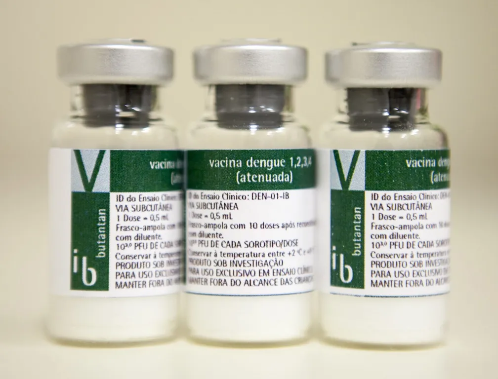 米国の研究所と共同開発し、臨床試験中のブタンタン研究所製のデング熱ワクチン（Governo de São Paulo/Divulgação）