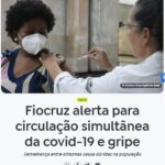 デング熱に加え、新型コロナとインフルエンザによる入院患者増加と警告する２月２９日付アジェンシア・ブラジルの記事の一部