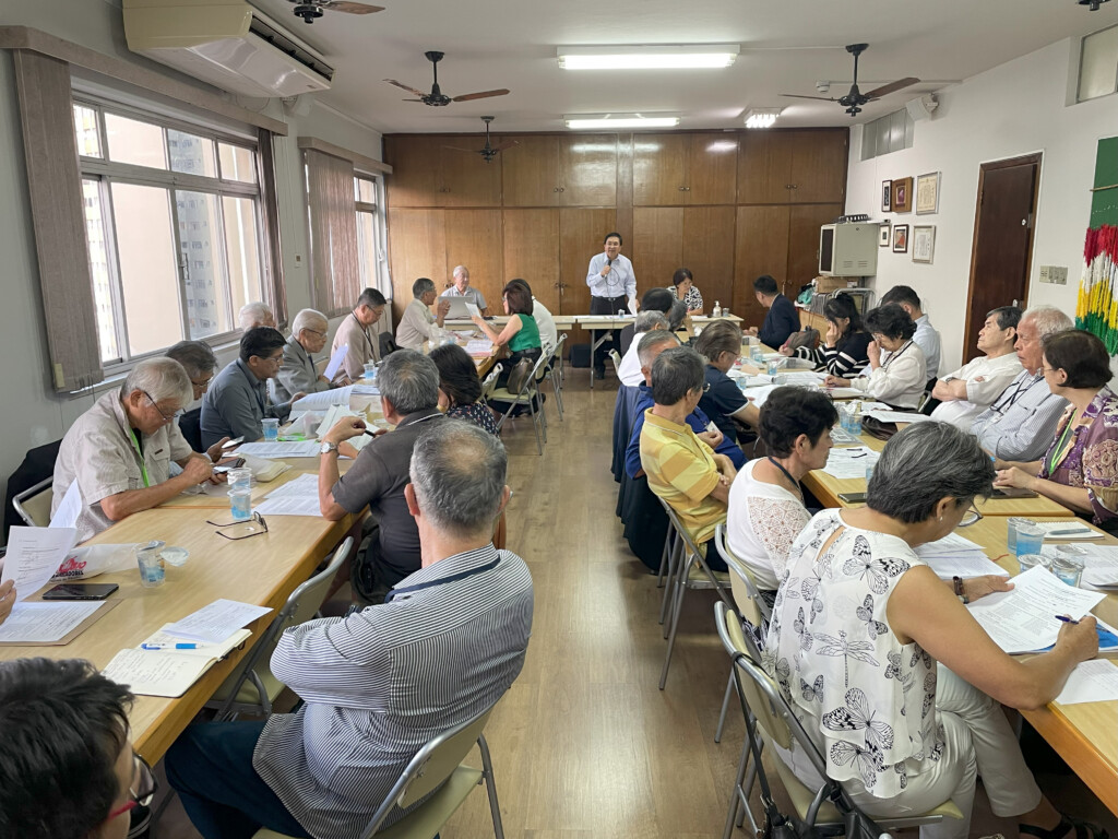 県連代表者会議の様子