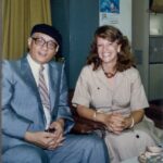 手塚先生とルイテン教授、東京で１９８４年（佐藤会長提供）