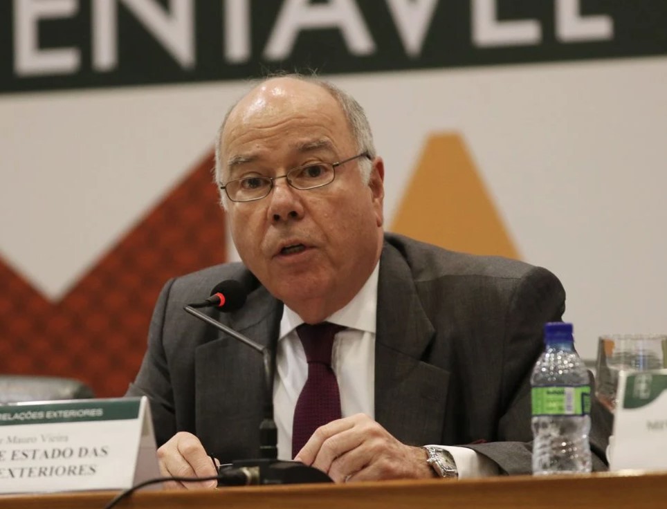マウロ・ヴィエイラ外相（Foto：Antonio Cruz/Agência Brasi）