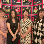 インタビューに応じた伊藤さん、千葉さん、山下さん、松下さん（左から）上