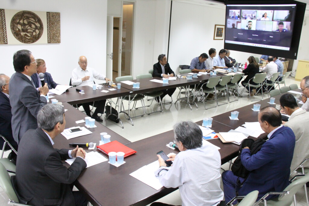 3月定例役員会の様子
