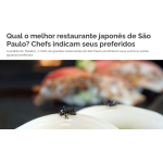 ブラジル人シェフが選ぶ日本料理店は？（16日付エスタード紙サイトの記事の一部）