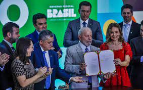 22日のPerse延長法裁可のイベント（Joedson Alves/Agencia Brasil）