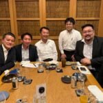 本田社長、三浦社長、林大使、山内一等書記官、飯田さん、山本社長（左から）