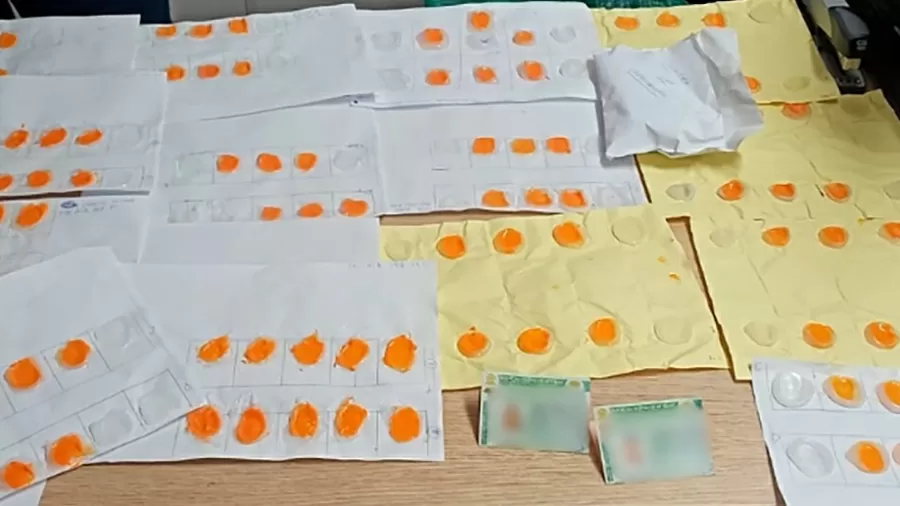 押収された偽の指紋（Foto: Divulgação/Polícia Civil de São Paulo）