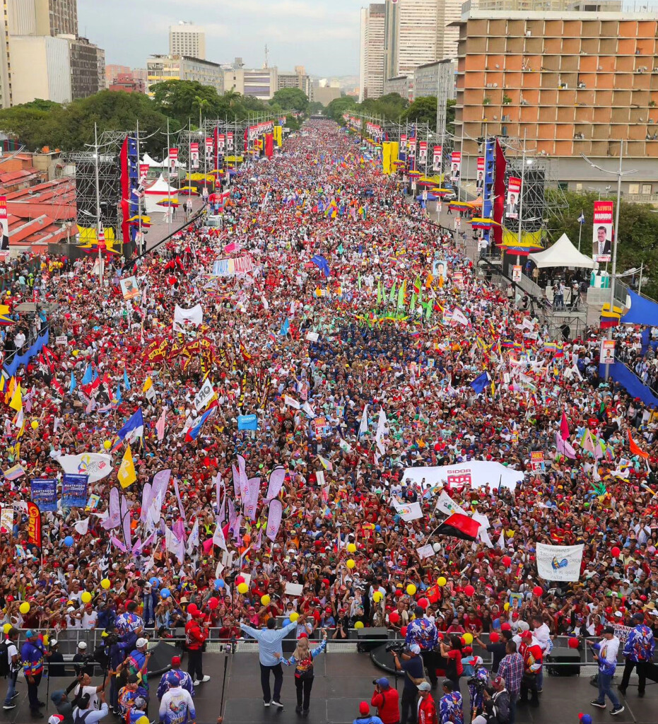 ベネズエラの選挙キャンペーンの光景（RS/Fotos Publicas）