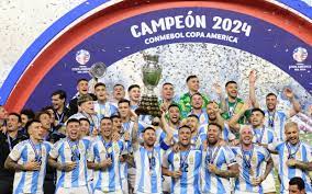 優勝に湧くアルゼンチン（Conmebol）