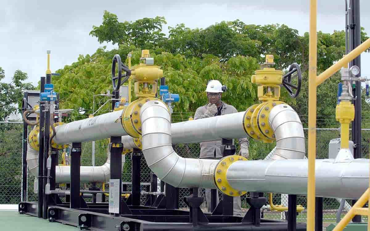 天然ガスの輸送管（Foto:Agência Petrobras/Agência Brasil）
