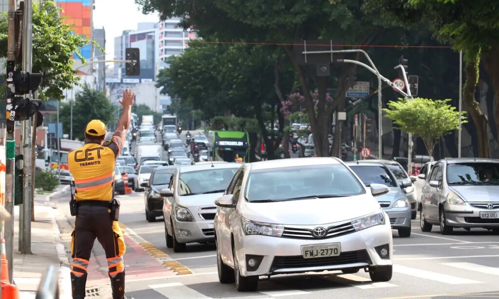 路上にあふれる車の数々（©Rovena Rosa/Agencia Brasil）