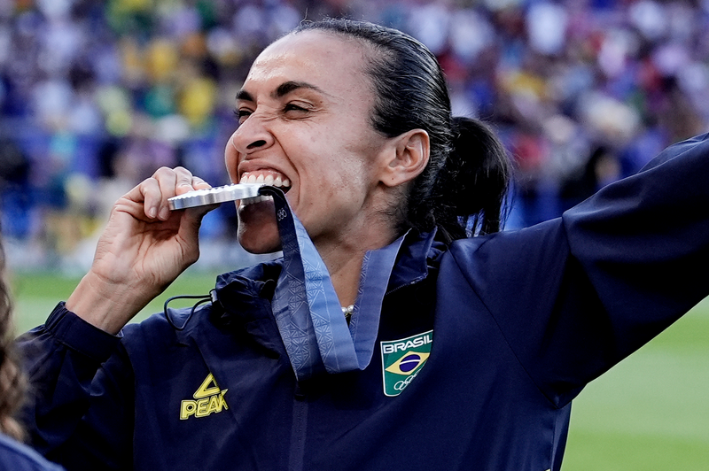 米国のサッカー関係者からも女子のサッカーを変えたと評価されて来た女王マルタ（Alexandre Loureiro/COB）