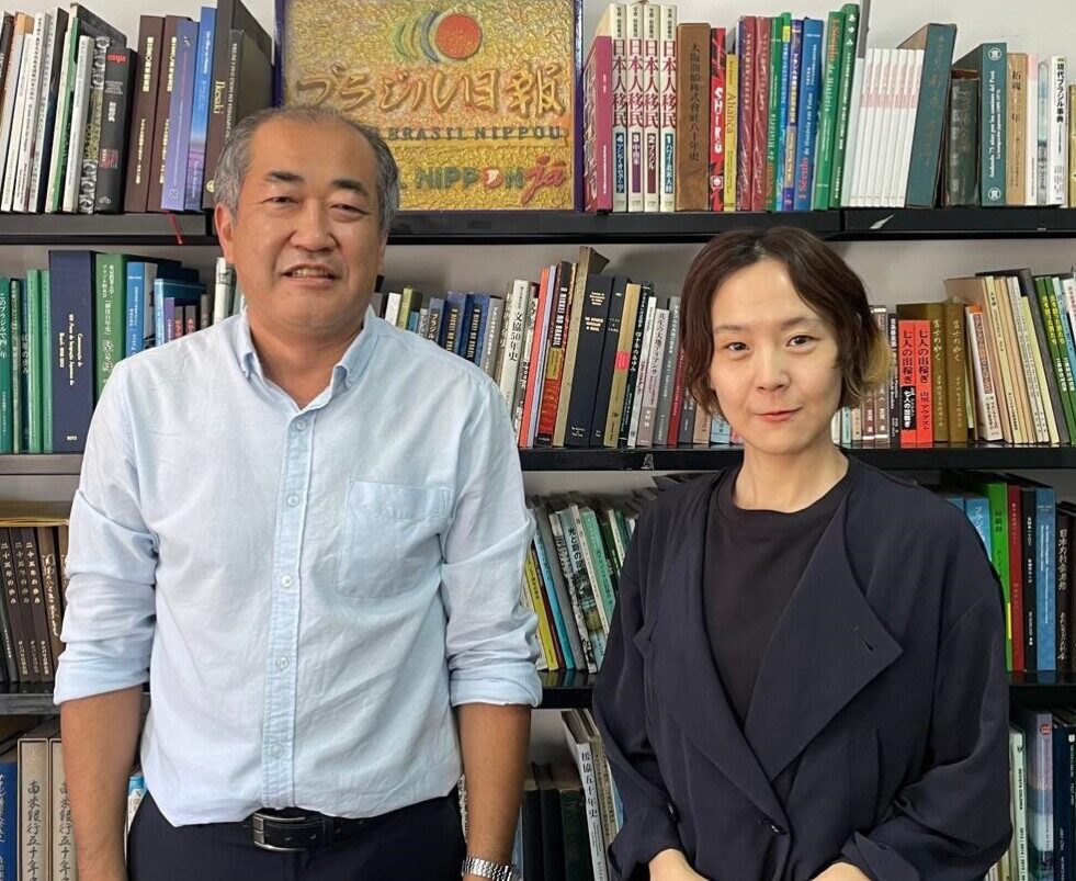 菊池渡USP教授と南郷晃子桃山学院大学准教授