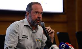 シルヴェイラ鉱山動力相(Fernando Frazao/Agencia Brasil)