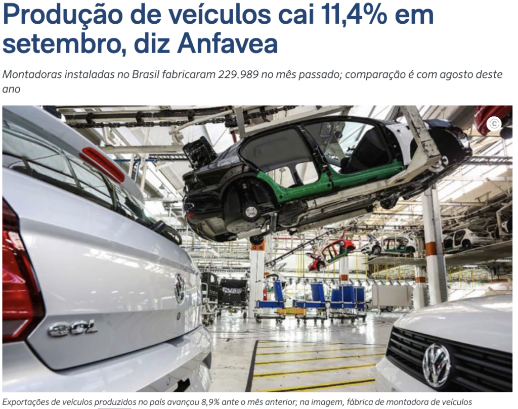 国内で生産された自動車の輸出は前月に比べて8・9％増加した（7日付ポデール360の記事の一部）