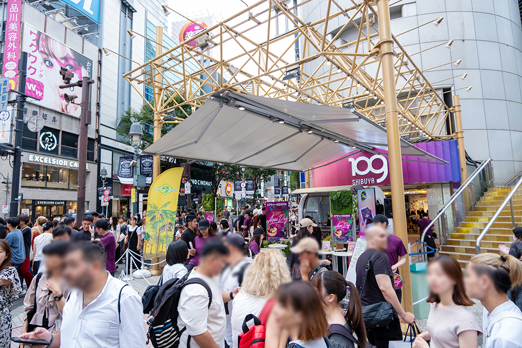 イベントが開催されたSHIBUYA109渋谷店の店頭スペース