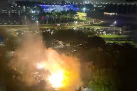 13日の爆発の光景（Reproducao）
