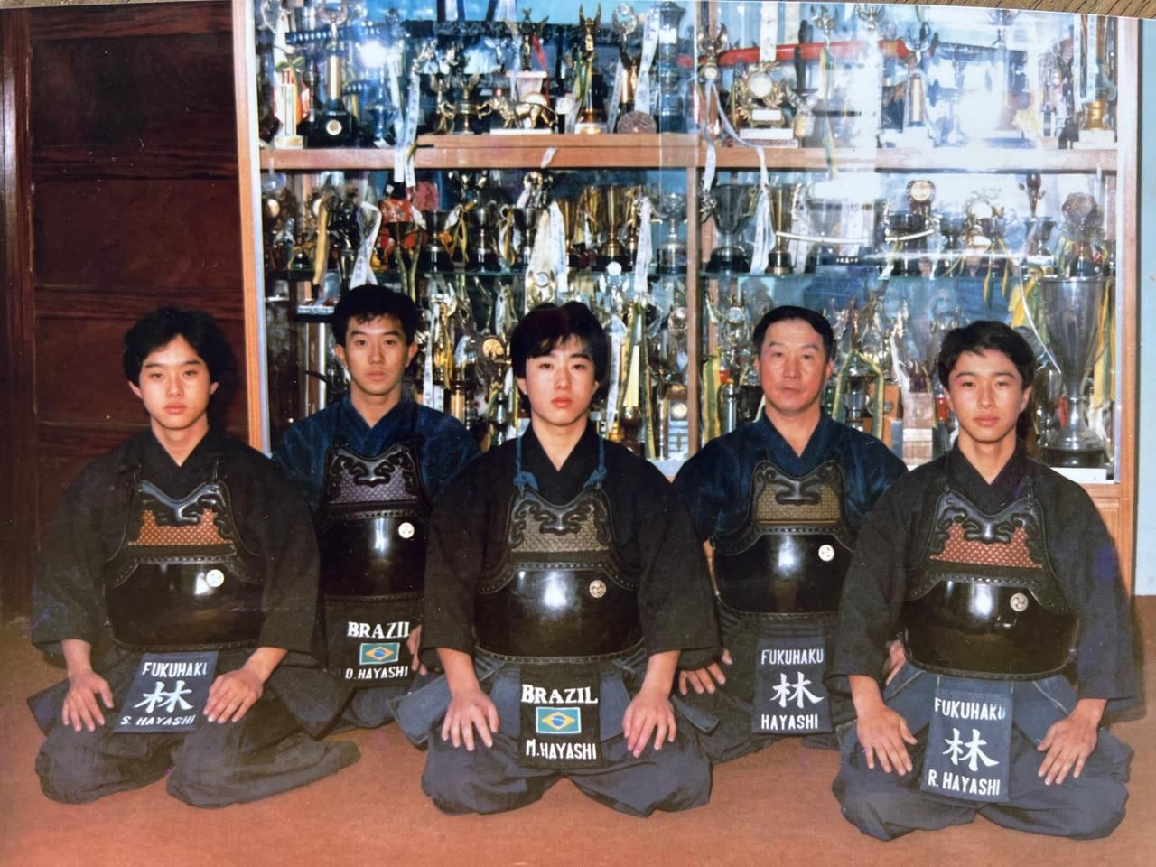 林義宣さんと４人の子息