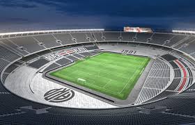 決勝会場のマス・モヌメンタル・スタジアム（River Plate Oficial）