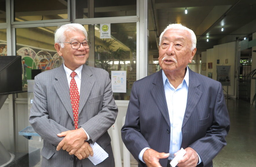 新田理事長と内海アメリコさん