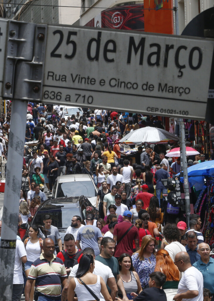 3月25日街（Foto:Paulo Pinto/Agência Brasil）
