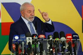 インタビューでのルーラ大統領（Jose Cruz/Agencia Brasil）