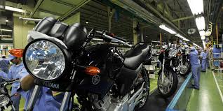 バイク工場の生産ライン（CNI/Jose Paulo Lacerda）
