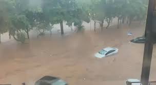 北部の大通りでの洪水（Reproducao）