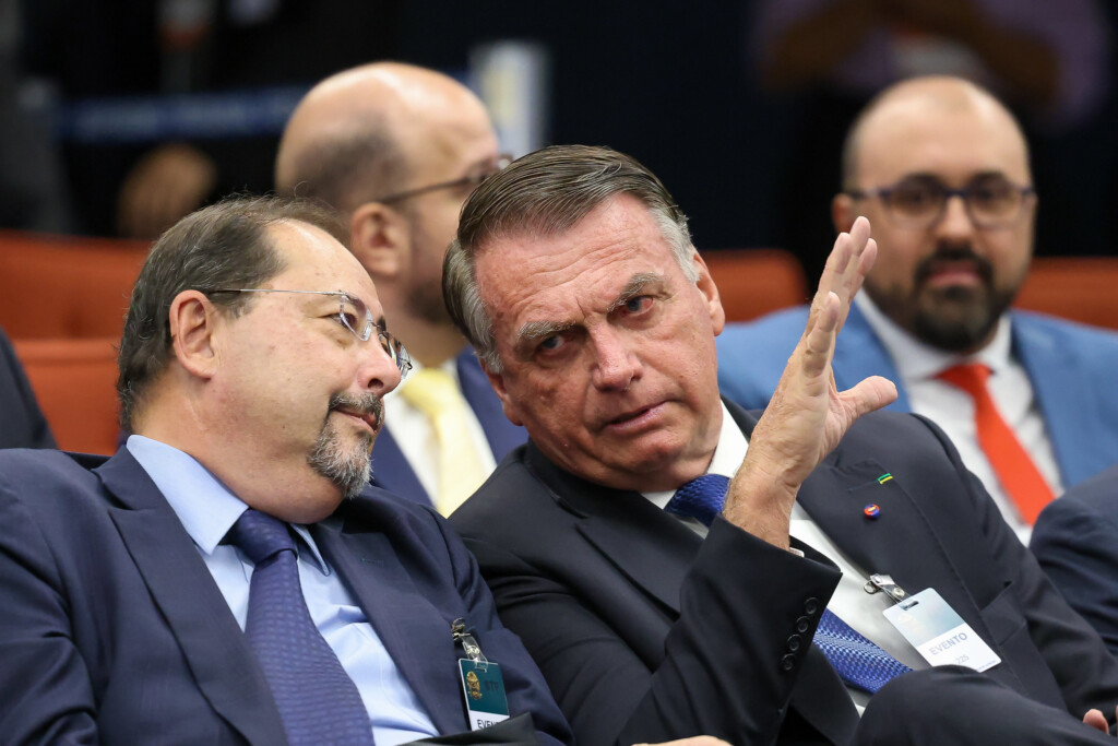 審理初日のボルソナロ氏（Gustavo Moreno/STF）