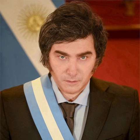 ハビエル・ミレイ・アルゼンチン大統領（Foto: Sitio web oficial del gobierno argentino, via Wikimedia Commons）