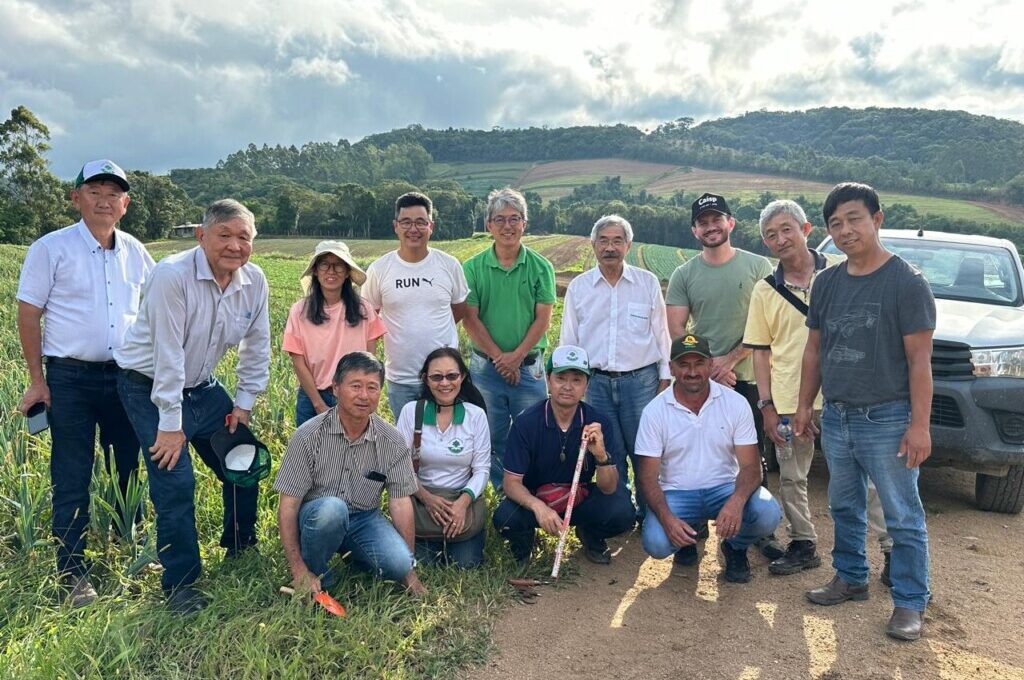 農園シチオ・ノヴォ・ムンドでの集合写真