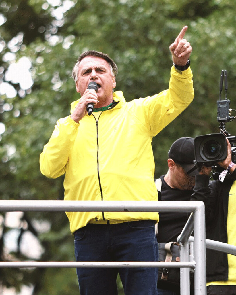 演説するボルソナロ氏（RS/Via Fotos Publicas）