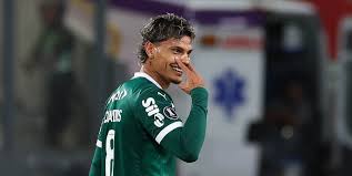 決勝点を決めたリオス（Cesar Greco/Palmeiras）