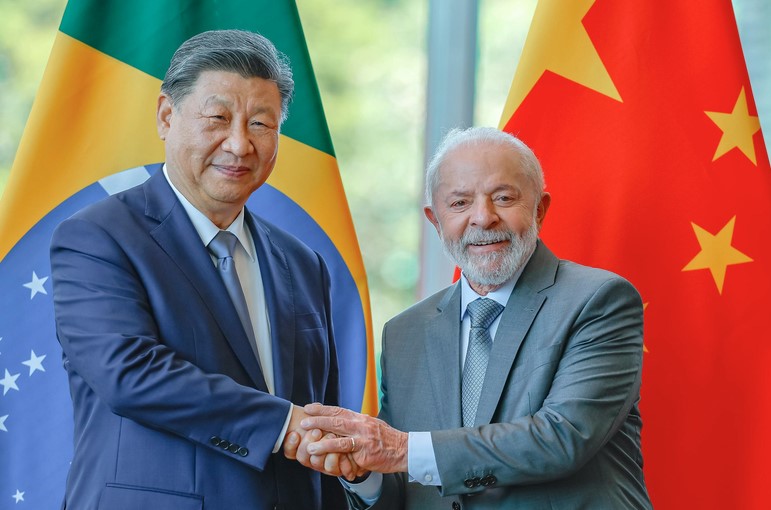 習国家主席と会談を行ったルーラ大統領（2024年11月、ブラジル大統領官邸にて）（Foto: Ricardo Stuckert/PR）